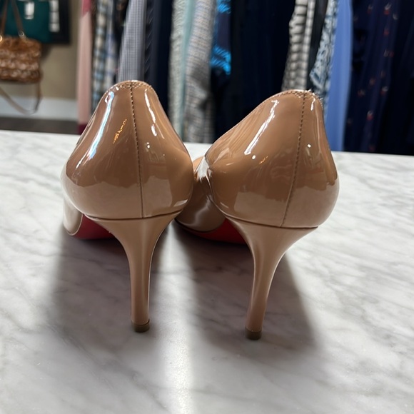 Christian Louboutin Simple Pump 70 in Patent Nude 6248 Size 39.5 - Picture 5 of 14